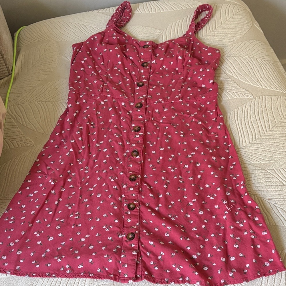 Hollister Pink Floral Kids Dress